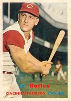 1957 Topps #128 Ed Bailey Baseball Card