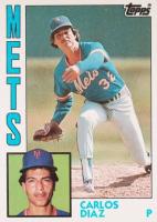1984 Topps #524 Carlos Diaz Baseball Card
