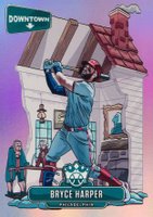 2022 Panini Diamond Kings Downtown #D18 Bryce Harper Baseball Card