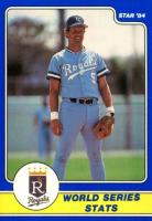 1984 Star Brett #5 George Brett World Series Stats-Perforated Baseball Card