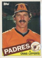 1985 Topps Mini #608 Craig Lefferts Baseball Card