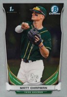 2014 Bowman Draft Picks #CDP21 Matt Chapman Chrome Baseball Card