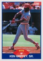 1989 Score #609 Ken Griffey Baseball Card