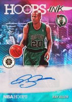 2019 Panini Hoops Premium Stock Hoops Ink #RAY Ray Allen Basketball Card