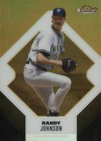 2006 Finest #86 Randy Johnson Gold Refractor Baseball Card
