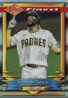 2021 Topps Finest Flashbacks #66 Fernando Tatis Jr. Refractor Baseball Card