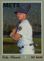 2019 Topps Heritage #519 Pete Alonso Chrome Baseball Card