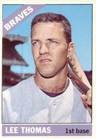 1966 Topps #408 Lee Thomas Baseball Card