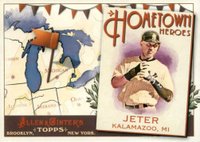 2011 Topps Allen & Ginter Hometown Heroes #HH79 Derek Jeter Baseball Card