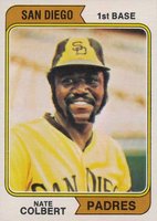 1974 Topps #125s Nate Colbert San Diego Baseball Card