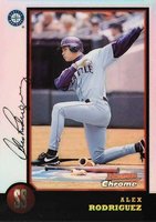 1998 Bowman Chrome #232 Alex Rodriguez Refractor Baseball Card