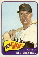1965 Topps #68 Del Crandall Baseball Card