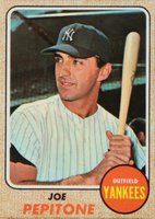 1968 Topps #195 Joe Pepitone Baseball Card