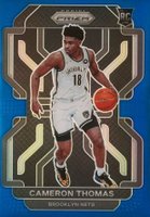 2021 Panini Prizm #297 Cameron Thomas Blue Prizm Basketball Card