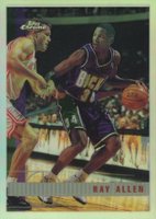 1997 Topps Chrome #61 Ray Allen Refractor Basketball Card