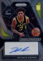 2023 Panini Prizm Rookie Signatures #RSIGEO Keyonte George Basketball Card