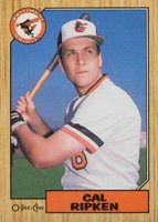 1987 O-Pee-Chee #312 Cal Ripken Jr. Baseball Card