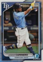 2024 Bowman Chrome #56 Junior Caminero Refractor Baseball Card