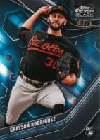 2023 Topps Chrome Black #75 Grayson Rodriguez Blue Baseball Card