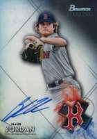 2021 Bowman Sterling Prospect Autographs #BSPABJ Blaze Jordan Baseball Card