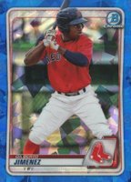 2020 Bowman Draft Chrome Sapphire Edition #BD137 Gilberto Jimenez Baseball Card