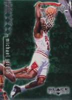 1998 Upper Deck Black Diamond #13 Michael Jordan Quadruple Basketball Card