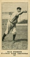 1916 Gimbels #58 Ray Fisher Baseball Card