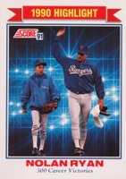 1991 Score #417 Nolan Ryan Baseball Card