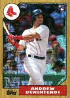 2017 Topps Silver Pack Promo #87-AB Andrew Benintendi Baseball Card