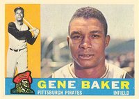 1960 Topps #539 Gene Baker Baseball Card