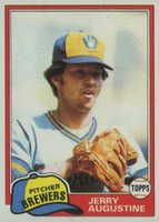 1981 Topps #596 Jerry Augustine Baseball Card