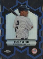 2013 Topps Chrome Chrome Connection Die-Cut #CC-DJ Derek Jeter Baseball Card