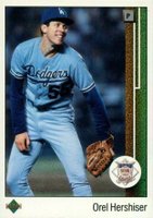 1989 Upper Deck #665 Orel Hershiser Baseball Card