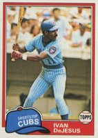 1981 Topps #54 Ivan DeJesus Baseball Card