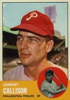 1963 Topps #434 Johnny Callison Baseball Card