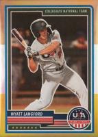 2023 Panini Stars & Stripes USA #73 Wyatt Langford BSG Baseball Card