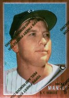1996 Topps Mantle Finest #12 1962 Topps Reprint w/Coating Baseball Card