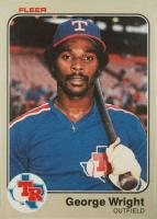1983 Fleer #583 George Wright Baseball Card