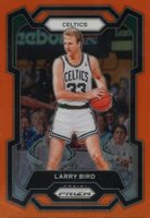 2023 Panini Prizm #189 Larry Bird Orange Basketball Card