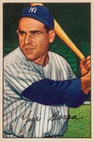 1952 Bowman #1 Yogi Berra Baseball Card