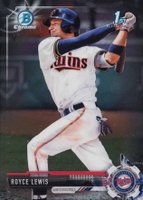 2017 Bowman Draft #BDC1 Royce Lewis Chrome-Batting Baseball Card