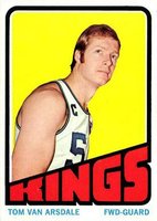 1972 Topps #79 Tom Van Arsdale Basketball Card