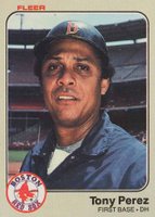 1983 Fleer #191 Tony Perez Baseball Card