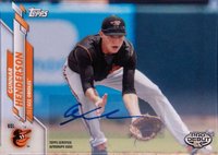 2020 Topps Pro Debut #PD171 Gunnar Henderson Autograph Baseball Card