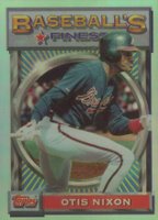 1993 Finest #181 Otis Nixon Refractor Baseball Card