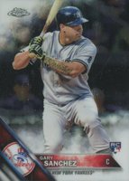 2016 Topps Chrome #143 Gary Sanchez Baseball Card