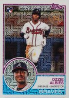 2018 Topps Silver Pack 1983 Chrome Promo #26 Ozzie Albies Baseball Card