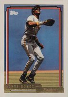 1992 Topps Gold #380 Barry Bonds Baseball Card