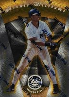 1997 Pinnacle Totally Certified #10 Bernie Williams Platinum Gold Baseball Card