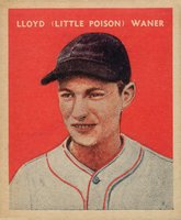 1932 U.S. Caramel #13 Lloyd (Little Poison) Waner Baseball Card